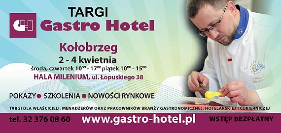 Targi wyposa�enia i produkt�w dla obiekt�w noclegowych i gastronomii w Ko�obrzegu
