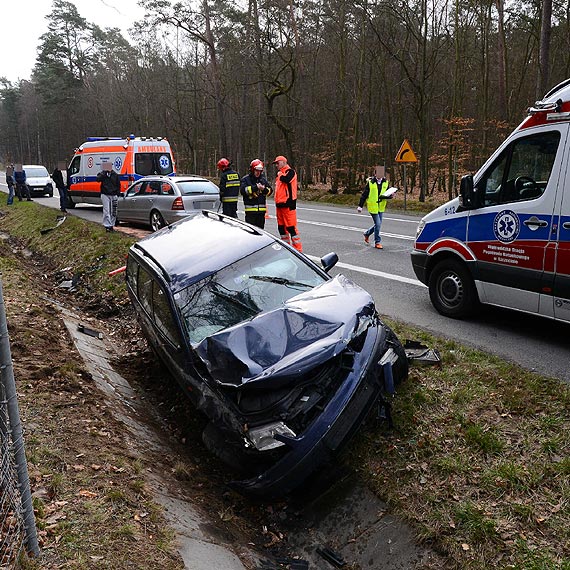 Kolizja na krajowej tr�jce przed Mi�dzyzdrojami