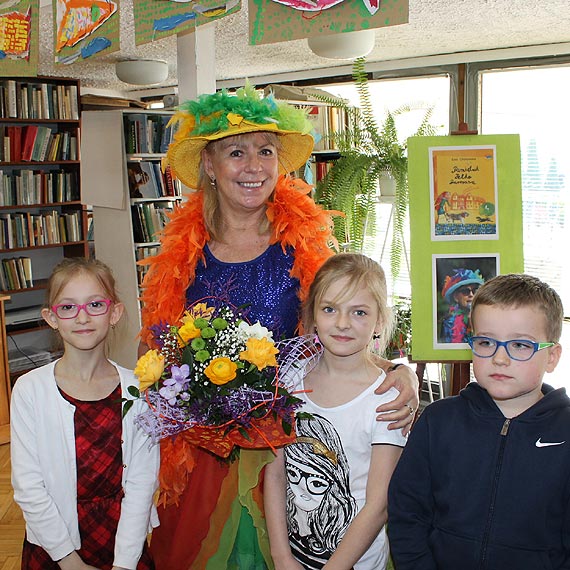 Ewa Chotomska - znana Ciotka Klotka w bibliotece w Międzyzdrojach