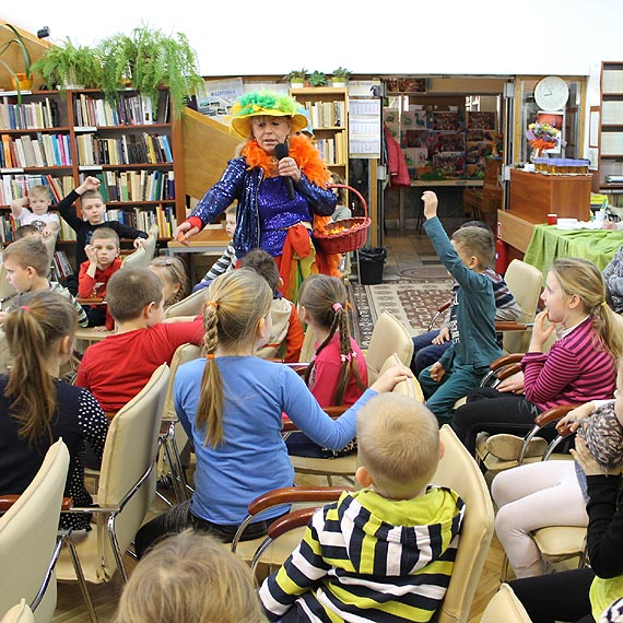 Ewa Chotomska - znana Ciotka Klotka w bibliotece w Międzyzdrojach