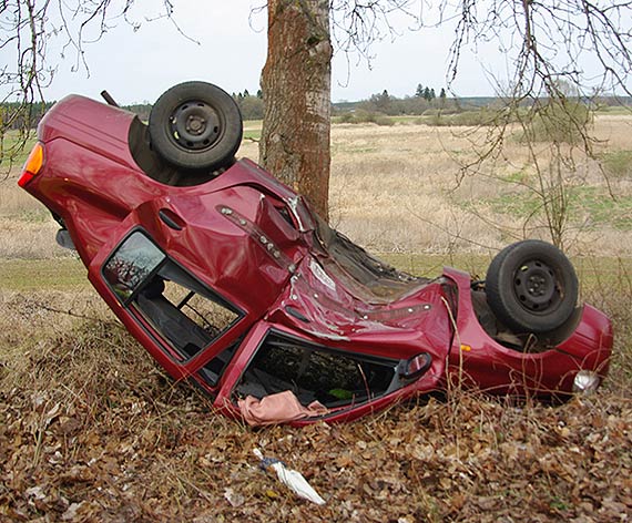 Straci�a panowanie nad pojazdem