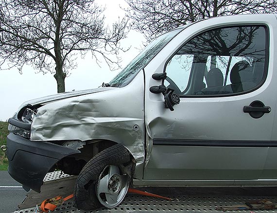 Kierowca zasnął za kierownicą