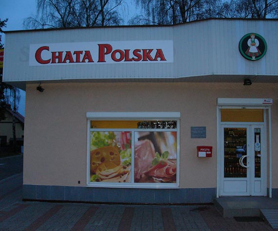 Nowo otwarty sklep spo�ywczy w Wise�ce