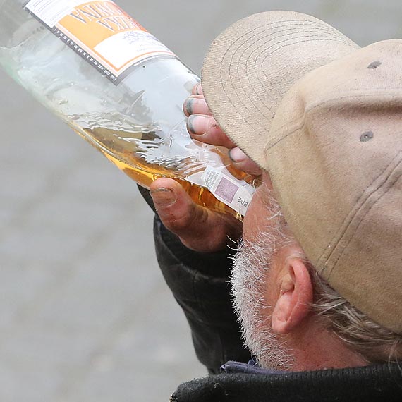 Pij� na widoku