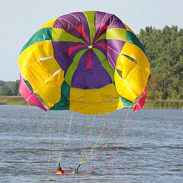 Podziwiali Kamień Pomorski z lotu ptaka