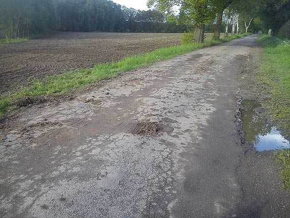 Mieszka�cy skar�� si� na kiszonk� i zaj�ty pas drogowy. Zobacz film!
