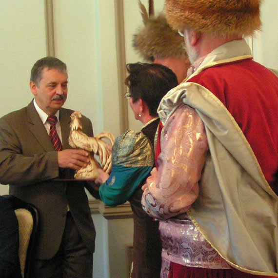 Honorowe cz�onkostwo w Kurkowym Bractwie Strzeleckim