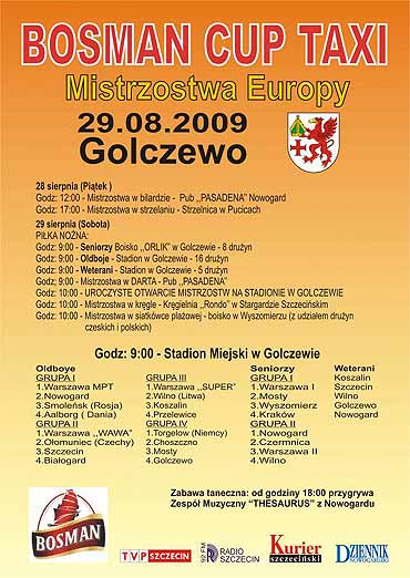 Mistrzostwa Europy BOSMAN CUP TAXI