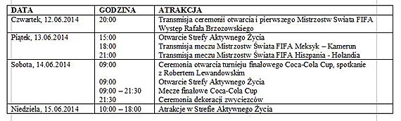 Wielki fina� Coca-Cola Cup 2014 