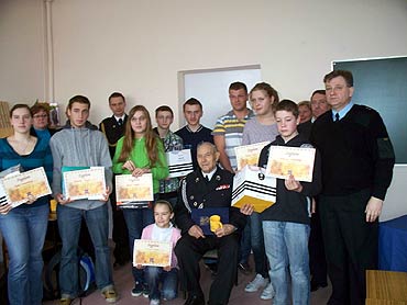 Golczewo: Eliminacje gminne og�lnopolskiego turnieju wiedzy po�arniczej 