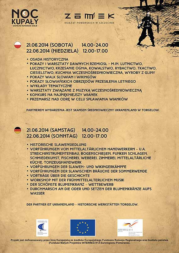 Noc Kupa�y na zamku w Szczecinie