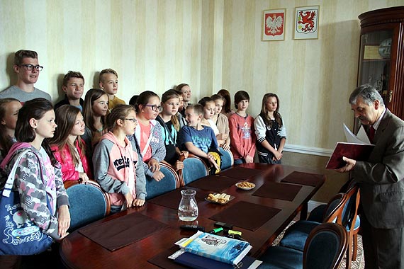Uczniowie  dzi�kuj�  za wsparcie