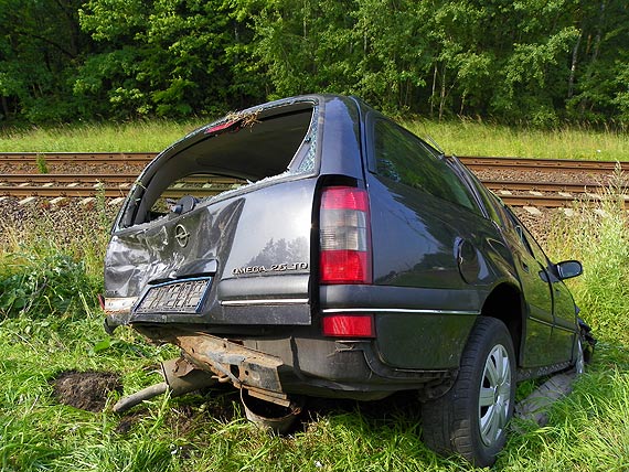 Wypadek w Piaskach Wielkich koło Wolina. Jeden mężczyzna trafił do szpitala