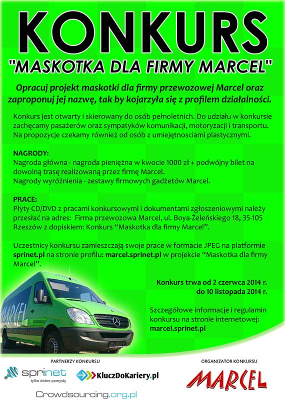 Opracuj projekt maskotki i wygraj tysi�c z�otych!