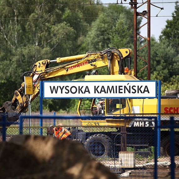 Co si� dzieje na dworcu PKP w Wysokiej Kamie�skiej?