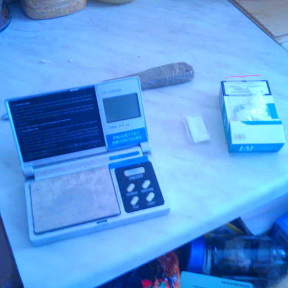 Zatrzymany za posiadanie znaczniej ilo�ci �rodk�w odurzaj�cych