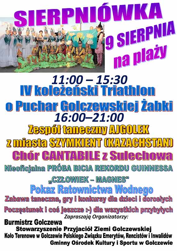 Triathlon i Sierpni�wka 2014 – ju� 9 sierpnia w Golczewie