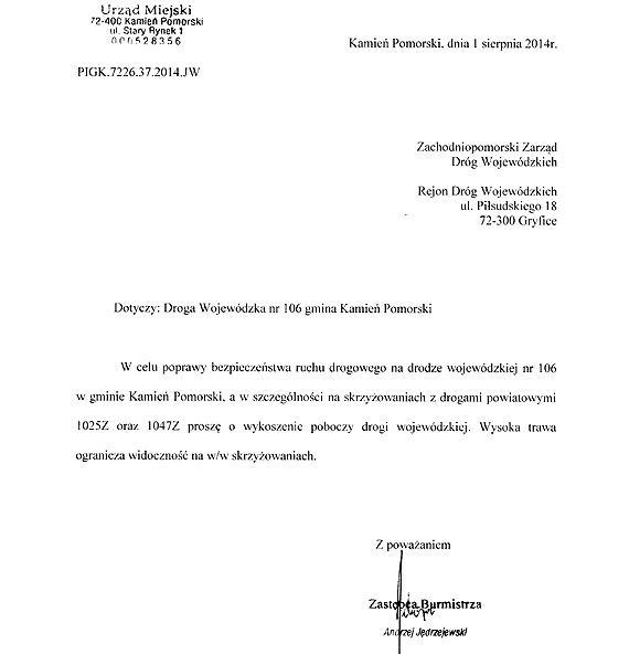 �ladem naszych interwencji