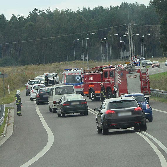 Jedna osoba ranna w wypadku pod Parłówkiem
