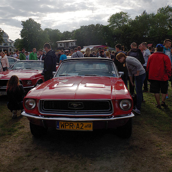 Piękne Mustangi w Międzyzdrojach