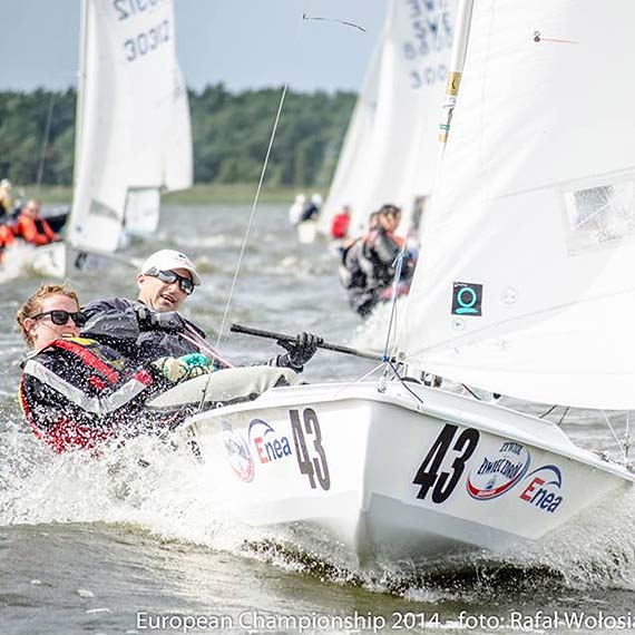 Pierwszy dzień wyścigów o punkty w Mistrzostwach Europy w Klasie Słonka w Kamieniu Pomorskim