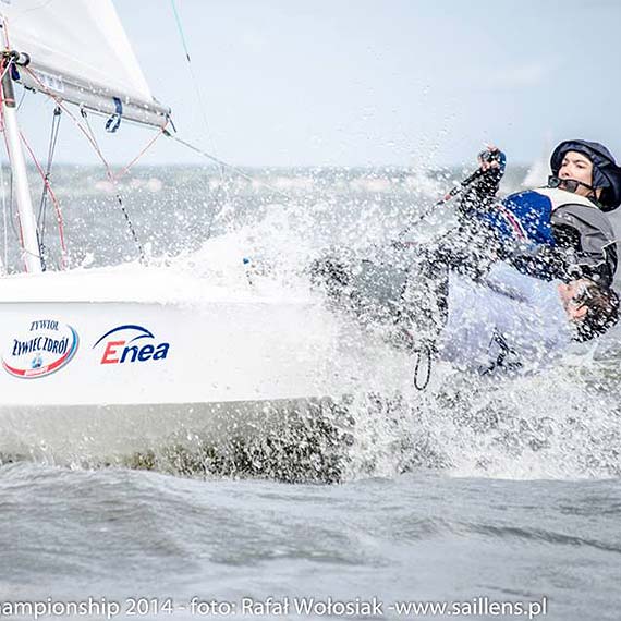 Pierwszy dzień wyścigów o punkty w Mistrzostwach Europy w Klasie Słonka w Kamieniu Pomorskim