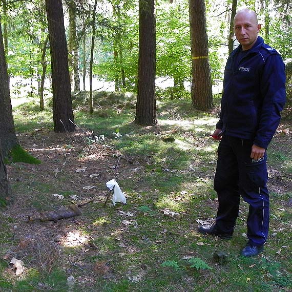 Poszed� na grzyby znalaz� rakiet�