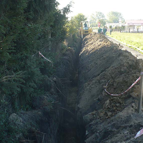 Burmistrz na placu budowy