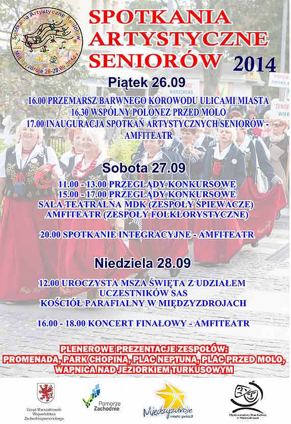Spotkania Artystyczne Senior�w 26 do 28 wrze�nia 2014 r.
