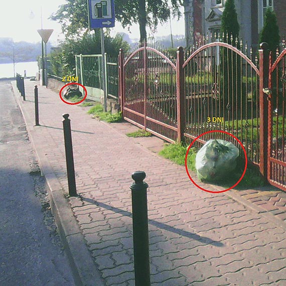 Na ulicy Ma�ej … du�o �mieci