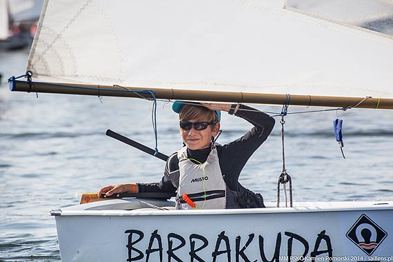 Niemcy na czele po 1.dniu Mi�dzynarodowych Mistrzostw Polskiej Klasy Optimist