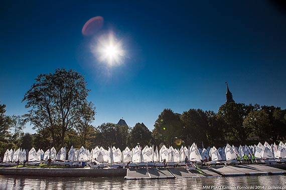 Niemcy na czele po 1.dniu Mi�dzynarodowych Mistrzostw Polskiej Klasy Optimist