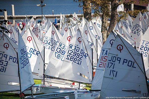 Niemcy na czele po 1.dniu Mi�dzynarodowych Mistrzostw Polskiej Klasy Optimist