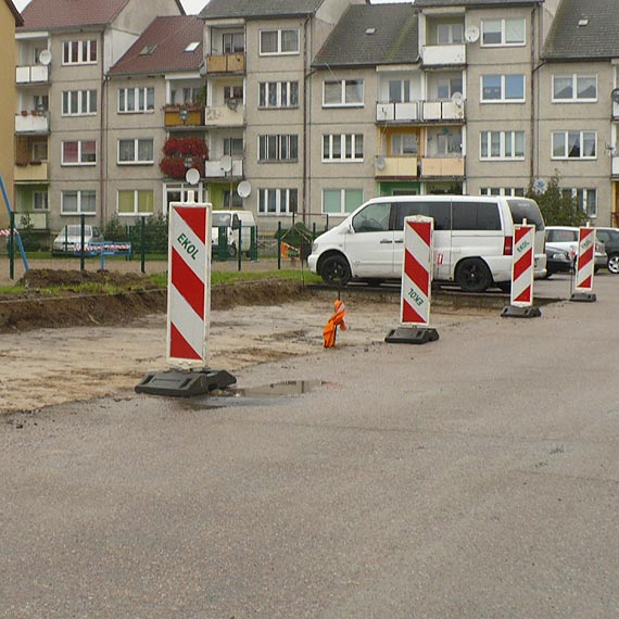 Nowe miejsca parkingowe ju� nied�ugo na Os. Zdrojowym w Golczewie