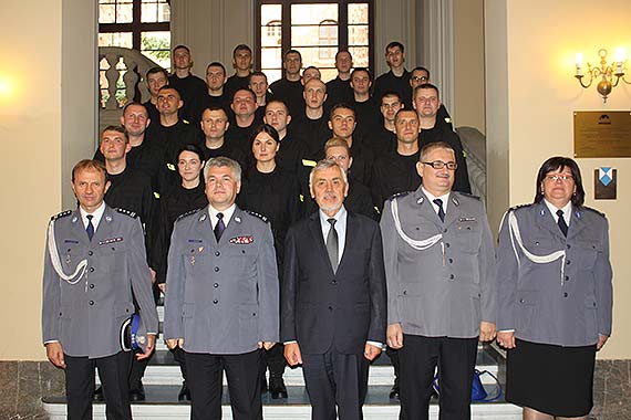 Ślubowanie nowych policjantów