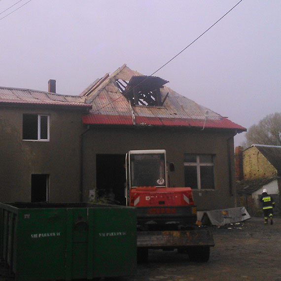 Trzebieszewo - spali�o si� mieszkanie. Interweniowa�o 9 zast�p�w stra�y!