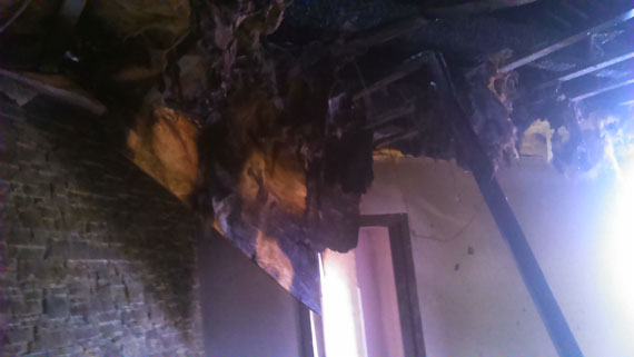 Trzebieszewo - spali�o si� mieszkanie. Interweniowa�o 9 zast�p�w stra�y!