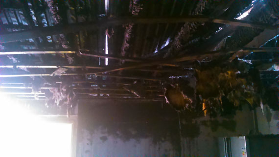 Trzebieszewo - spali�o si� mieszkanie. Interweniowa�o 9 zast�p�w stra�y!