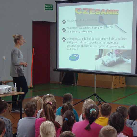 Dzie� Zwierz�t w SP w Wysokiej Kamie�skiej