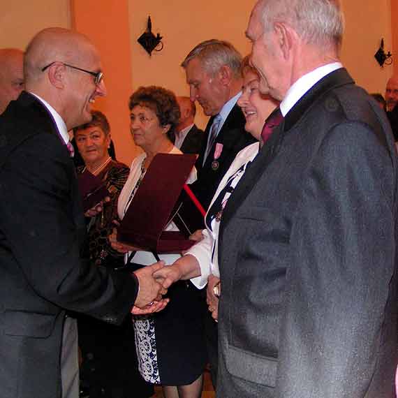 W Golczewie Sto lat oraz szampan dla Dostojnych Jubilatów