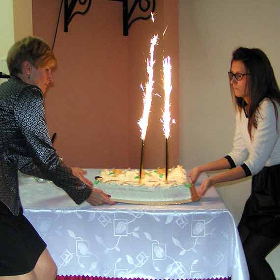 W Golczewie Sto lat oraz szampan dla Dostojnych Jubilatów