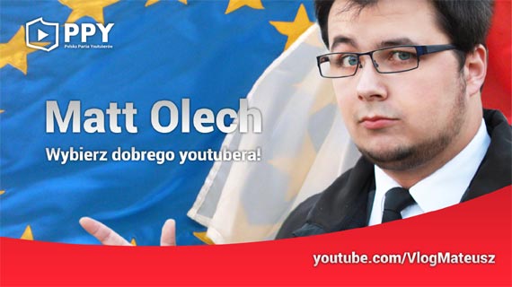 Mateusz Olech z Kamienia Pomorskiego wkr�ci� widz�w swojego bloga 