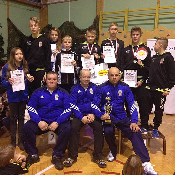 Zapaśnicy "Wikinga Wolin" nie zawiedli 6- medali w mocno obsadzonym turnieju w Środzie Wielkopolskiej