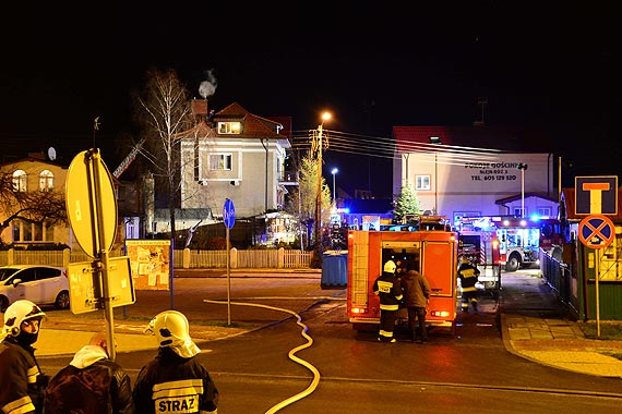 Po�ar domu jednorodzinnego w Mi�dzyzdrojach