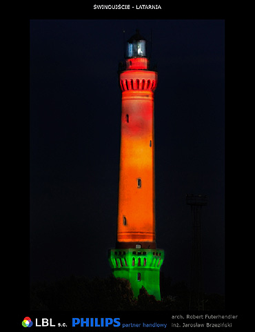 �winouj�cie: Pod�wietl� latarni� morsk�