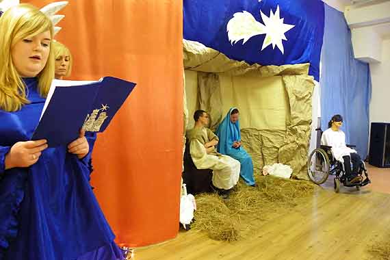 Jasełka w Ośrodku Rehabilitacyjno-Edukacyjno-Wychowawczym w Kamieniu Pomorskim