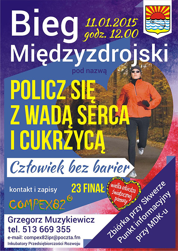Bieg Mi�dzyzdrojski w ramach 23 Fina�u WO�P: 11.01.2015r.