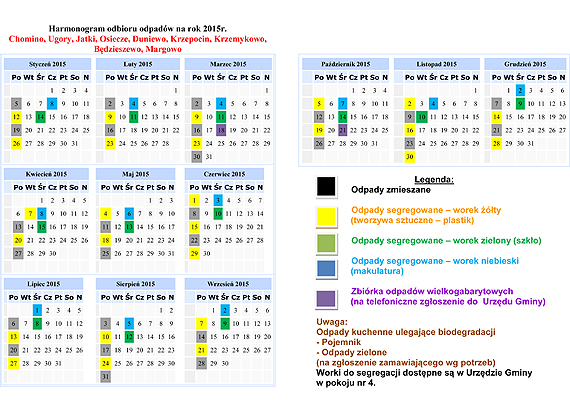 Jak segregowa� i gdzie oraz kiedy odbierane b�d� odpady komunalne w Gminie �wierzno