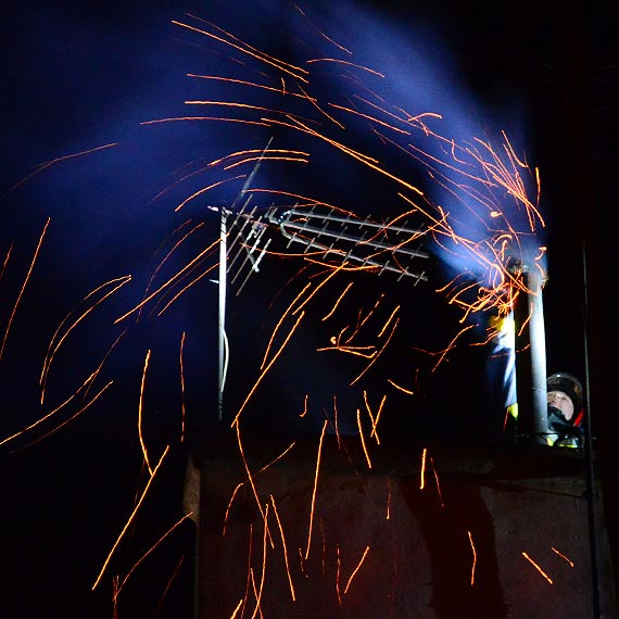 Strażacy jak kominiarze