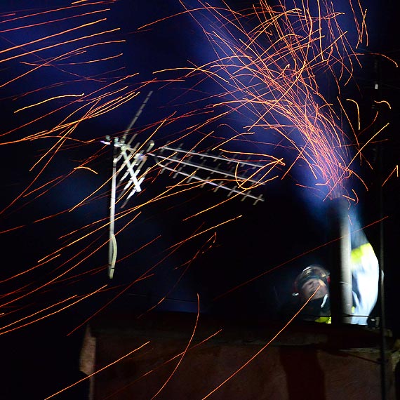 Strażacy jak kominiarze